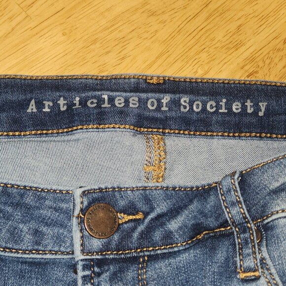 Articles of Society Women's Skinny Stretch Denim Jeans Women Mid-Rise Size 30 - Picture 5 of 7